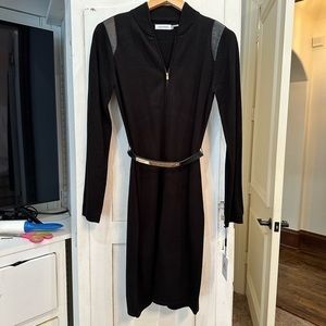 Calvin Klein‎ long black size small. Thick and luxurious fabric